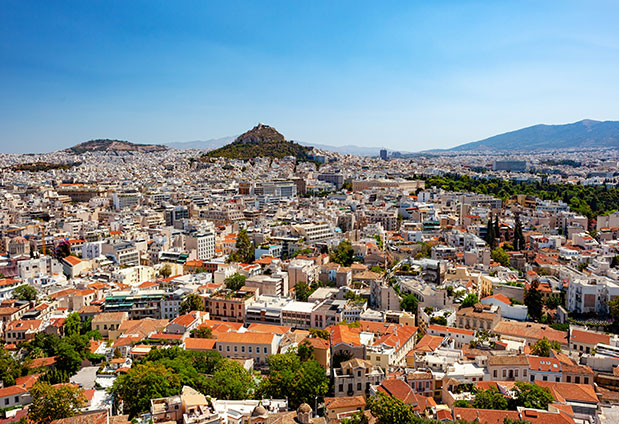 photo of a day with clear weather of Athens