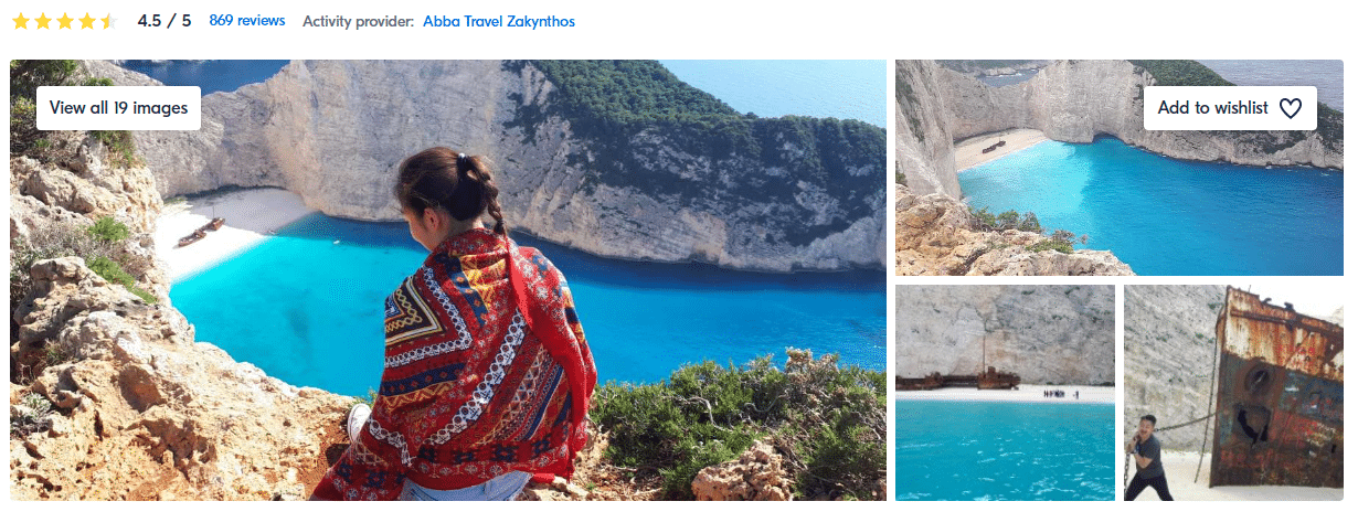 Navagio beach and Shipreck tour in zakinthos