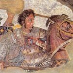 wall painting of alexander the great
